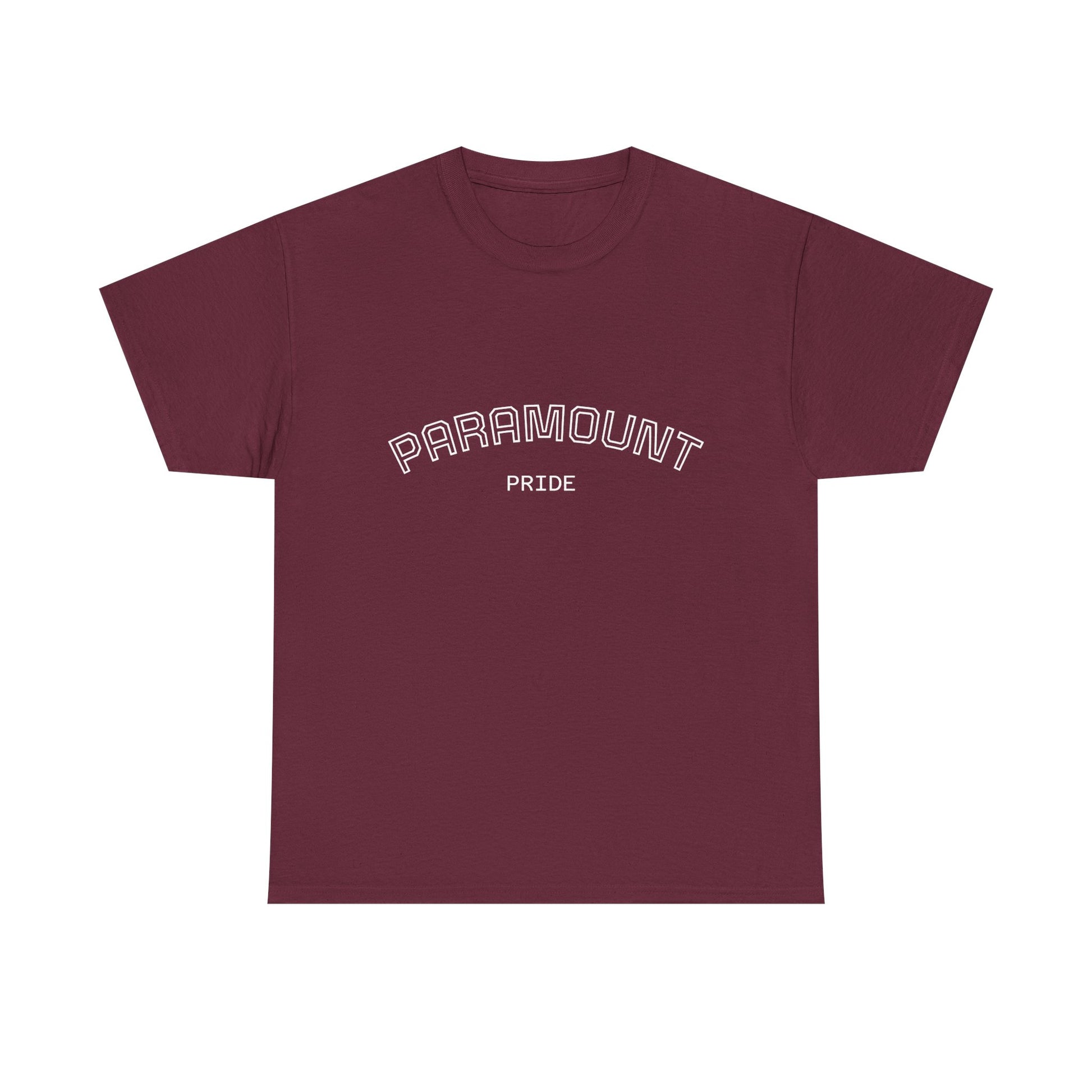 Unisex Heavy Cotton Tee - Paramount Pride Graphic Shirt, Casual Wear, Everyday Comfort Tee